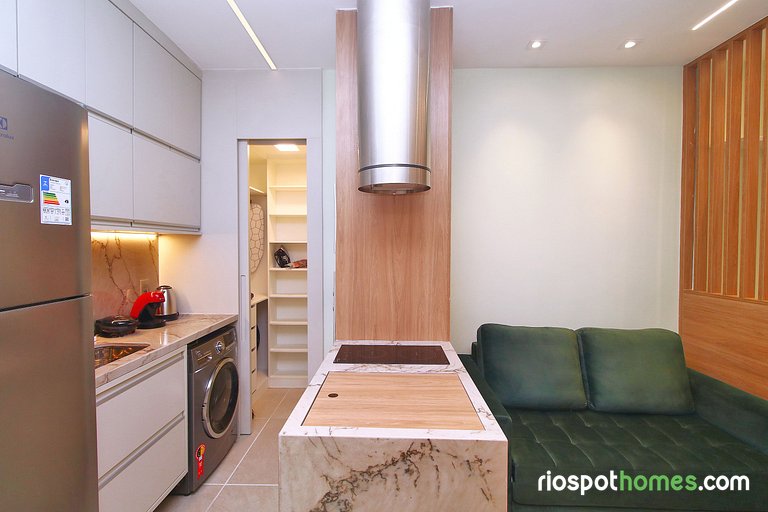 Luxuoso e moderno studio em Copacabana