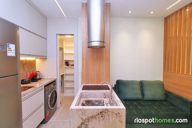 Luxuoso e moderno studio em Copacabana