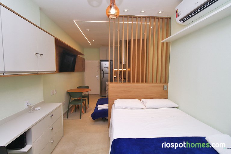 Luxuoso e moderno studio em Copacabana