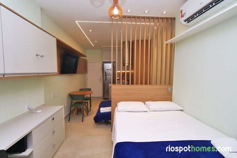 Luxuoso e moderno studio em Copacabana